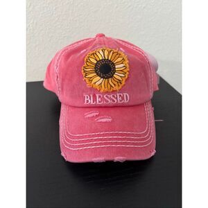 ❤️Girlie Girl Blessed Sunflower Hat